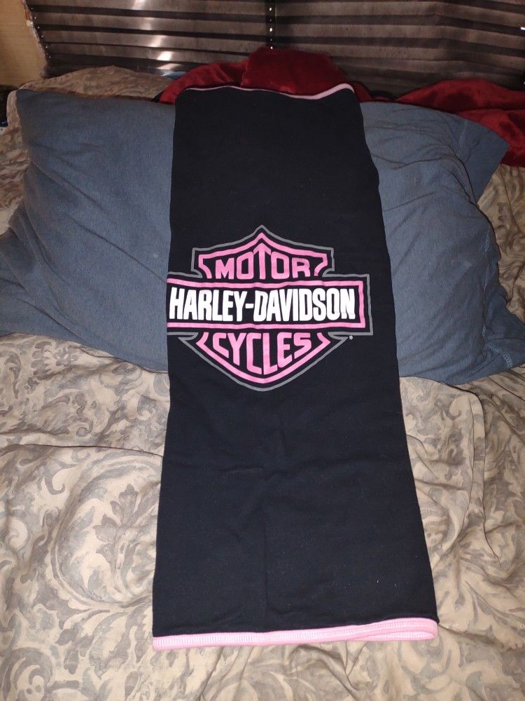 Harley-Davidson Baby Girl Receiving Blanket