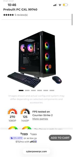 Desk top / pc CyberPowerPC
