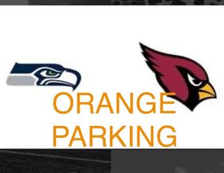 Seattle Seahawks vs Arizona Cardinals Orange Parking Pass