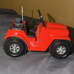 SK Botoy Battery Operated Jeep Toy Made In Hong Kong Used Pre Owned Vintage
