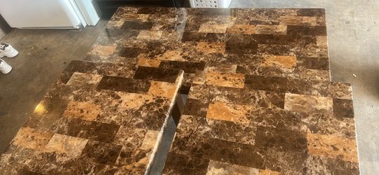 3-Piece Faux Marble Coffee and End Table Set