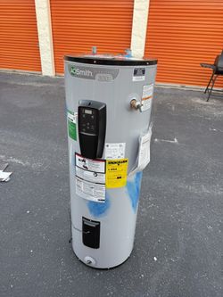 Ao smith Signature 300 50-Gallon Tall 5500-watt Double Element Grid Capable Smart E...