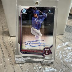 2022 Bowman Chrome 1st Danyer Cueva