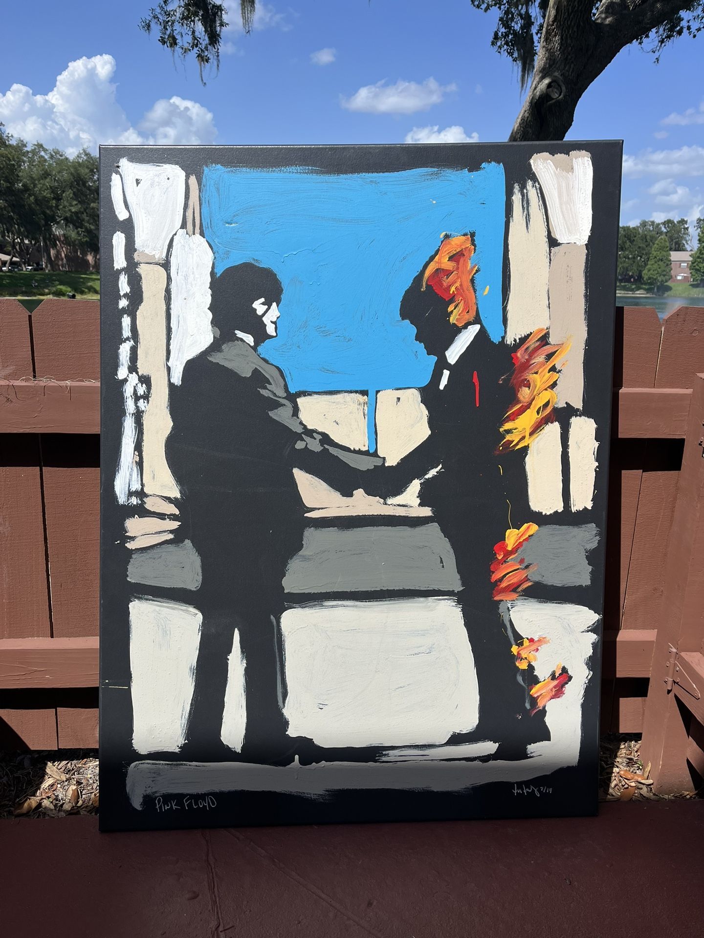 Pink Floyd- Large Canvas Painting