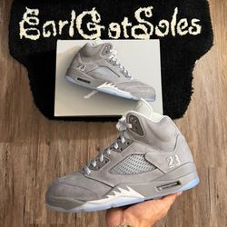 Jordan 5 Wolf Grey Size 9