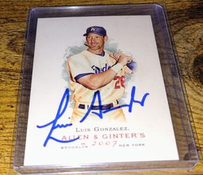 Luis Gonzalez (ON CARD Auto)