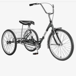Trike Sun Traditional trike...  Adult P-BU 24 3-speed alloy wheel, with white basket. 