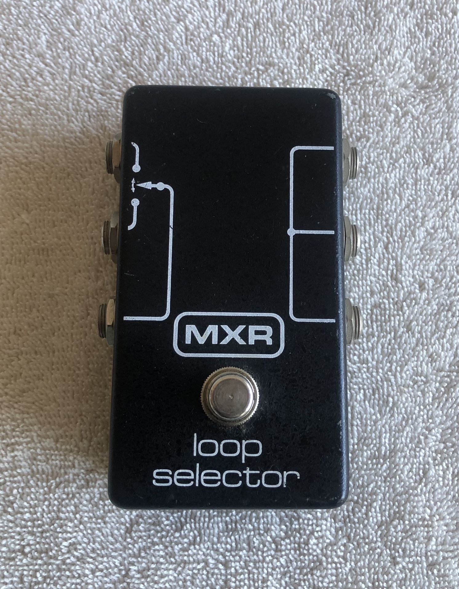 Vintage MXR Loop Selector M-144 SRV Switcher Original 1980s Effects Loop Guitar Pedal