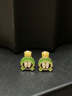 1990s Marvin the Martian Looney Tunes Earrings