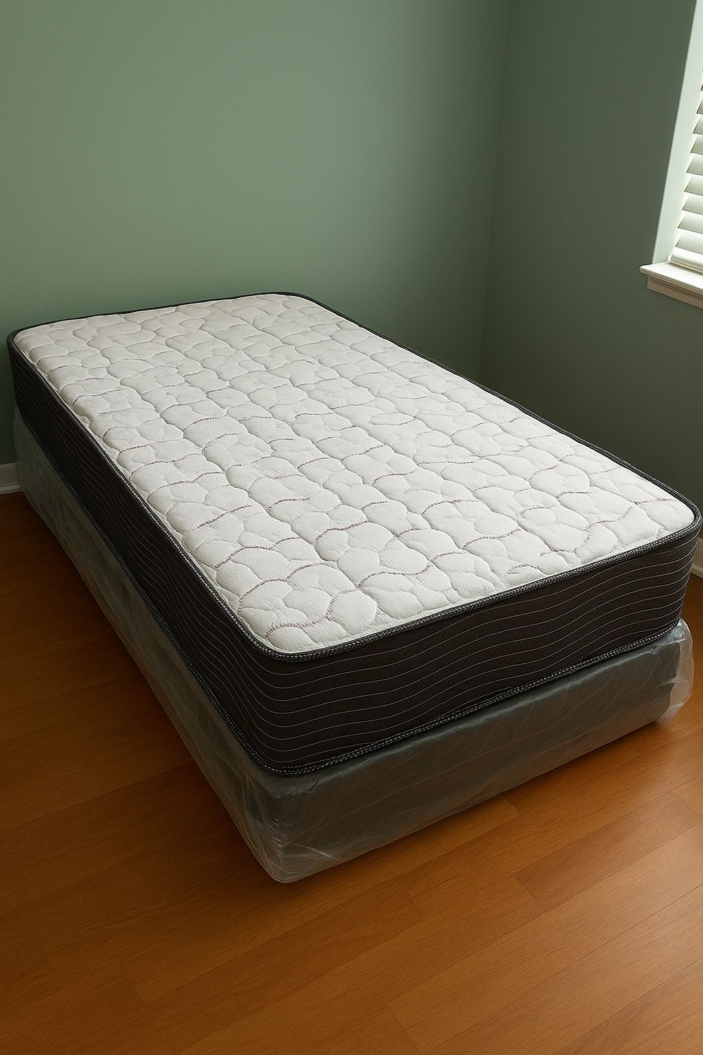 New Twin Mattress And Box Spring 2pc