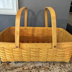 Longaberger Vintage NWT RARE Large Gathering Basket 