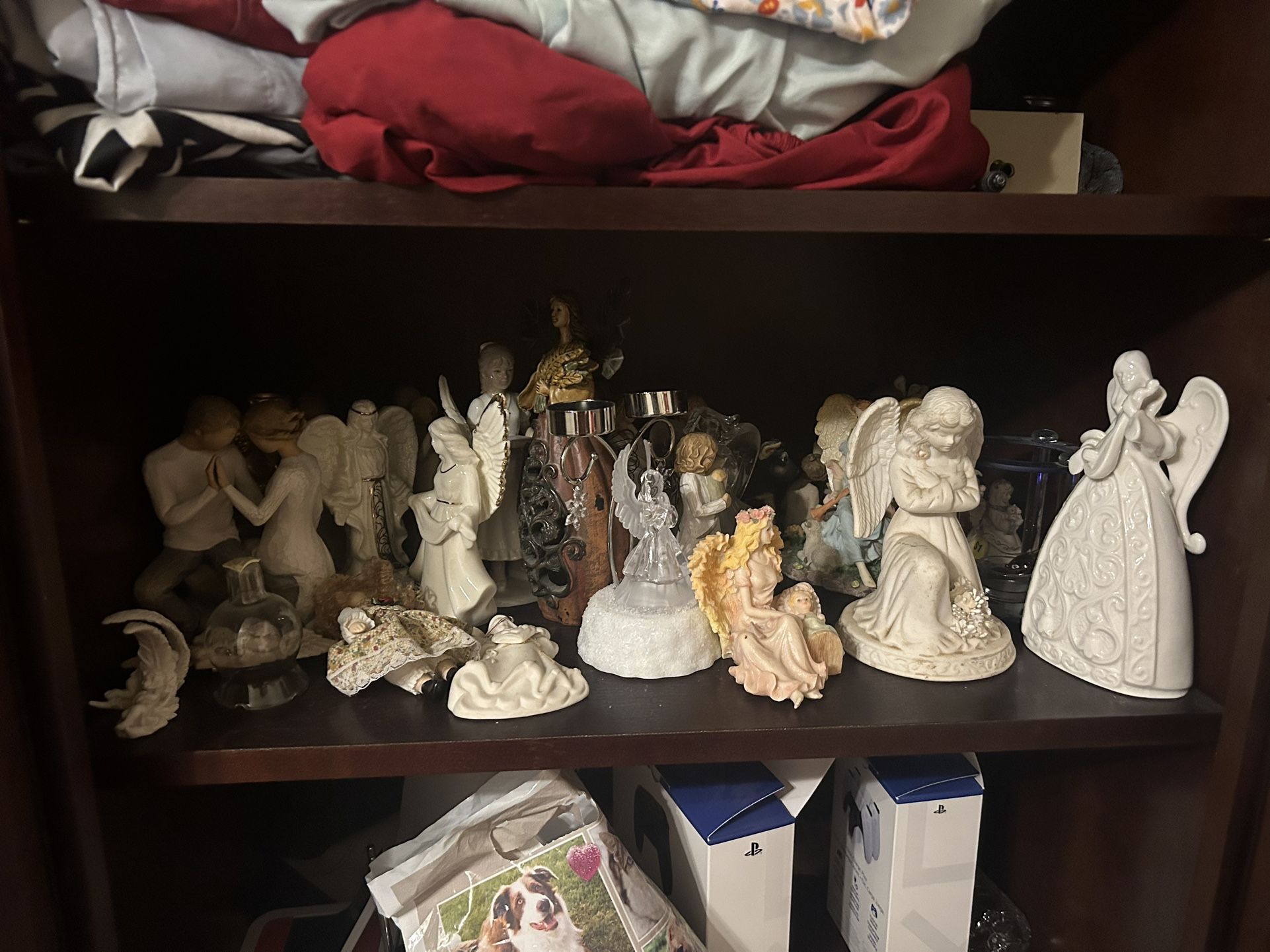 30 Odd N Assorted Angelic Statue Figures