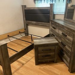 Queen Bedroom Set & Bar Height Dinning Set