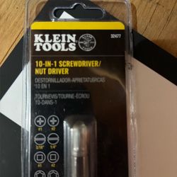 Klein Tools 32477 10-in-1 Screwdriver / Nut Driver 