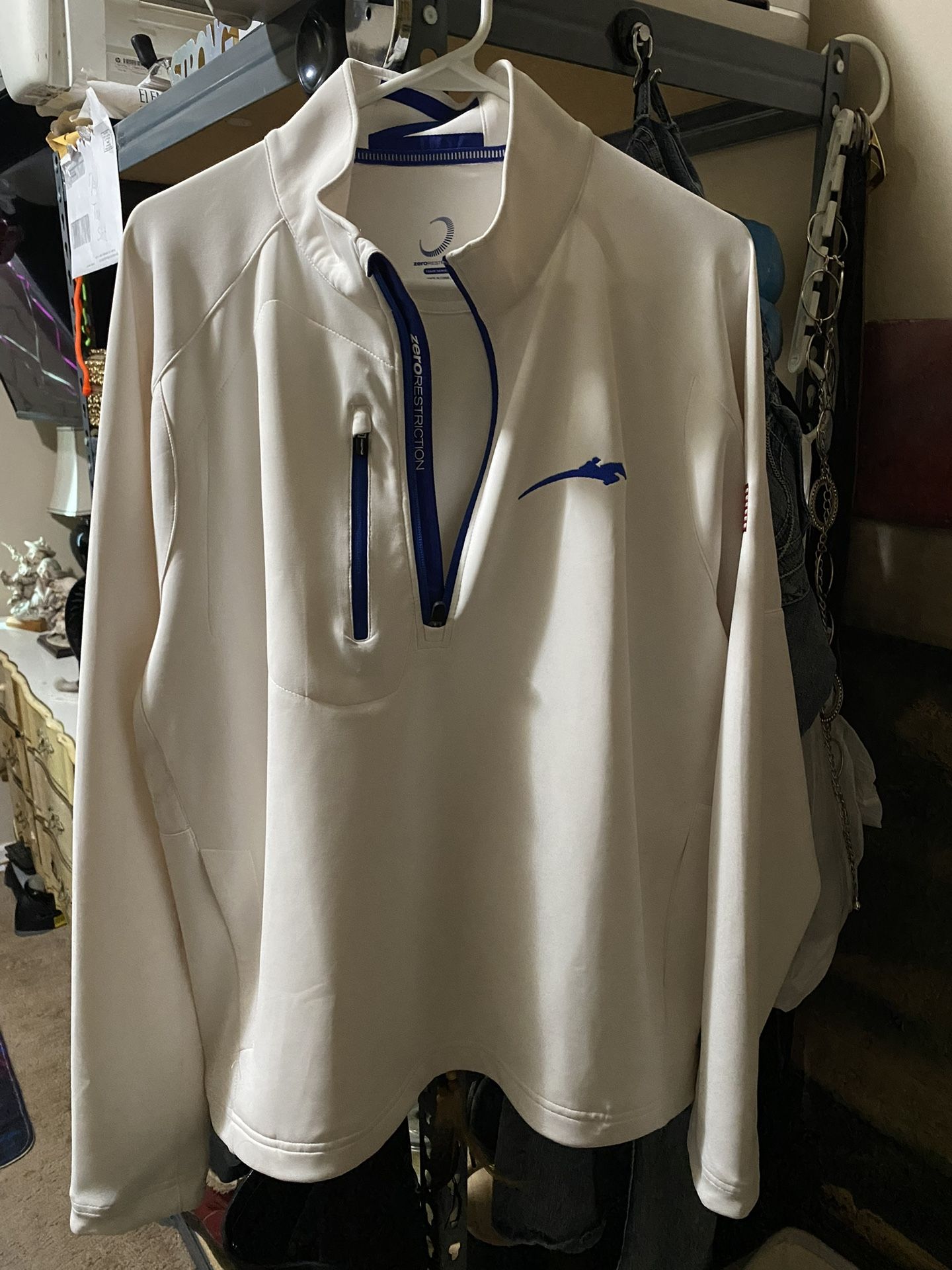 Zero Restriction Tour Series 5 Long Sleeve Golf Shirt Size XL