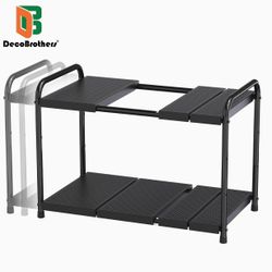 Under Sink 2 Tier Expandable Shelf Organizer