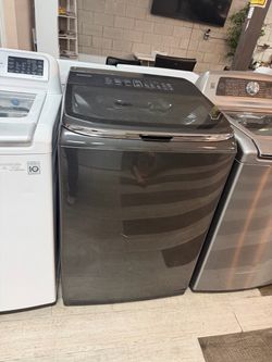 Samsung Top Load Washer Black Stainless