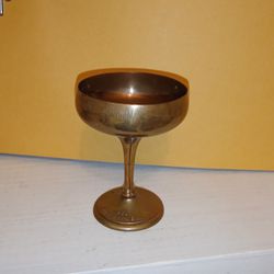 Brass Cup. Dated 1938 