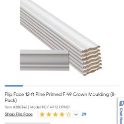 7 - 12 ft Crown molding 
