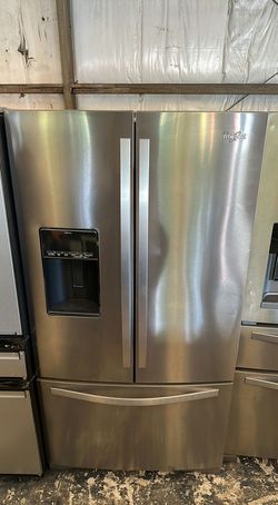Stainless Steel Whirlpool French Door Fridge