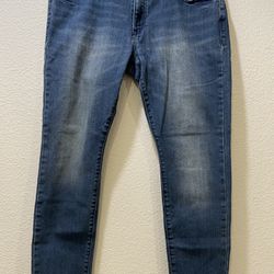 GUESS Jeans Blue Stone Wash Modern Skinny Avalon Fit Cotton Blend Size 36X30*