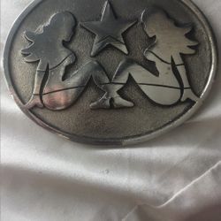 Mudflap Girl Belt Buckle
