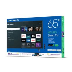 Onn 65" Class 4K UHD LED HDR Smart TV