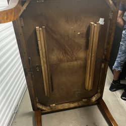 Wooden Adjustable Table With Chairs 