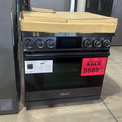  Dacor 36-Inch Dual-Fuel Steam Range Contemporary Style / Graphite Stainless / Natural Gas & Liquid Propane $8889 😱