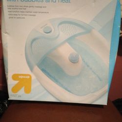 unopen foot spa up and up brand