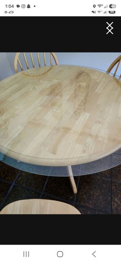 Glass top for table