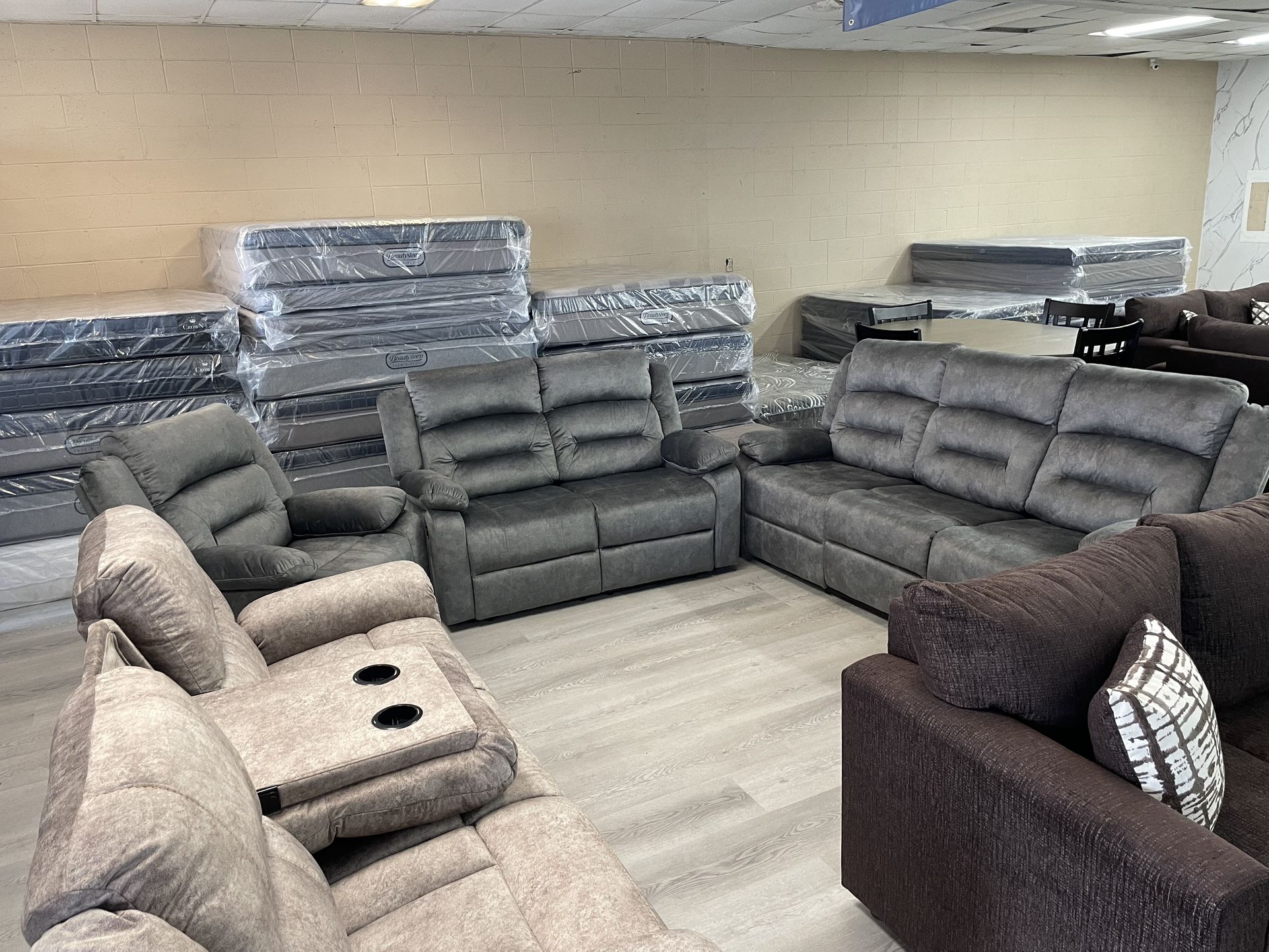 3-PC ELECTRIC RECLINER SET