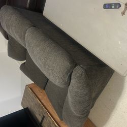 Gray Loveseat 