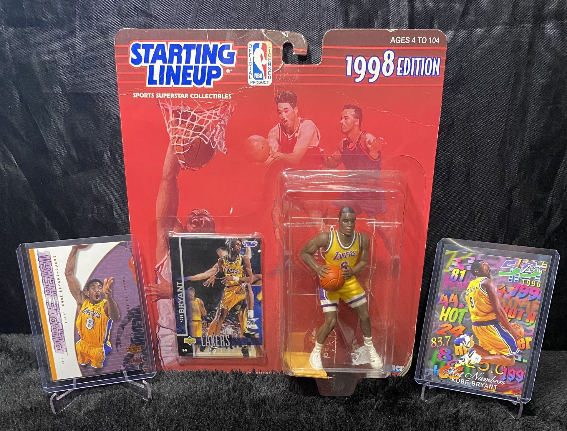 Kobe Bryant Lot Starting Lineup 1998 Edition Kobe Bryant Action Figure Brand New