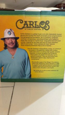 4 salad plates by Carlos Santana