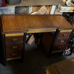 Antique desk with drawers