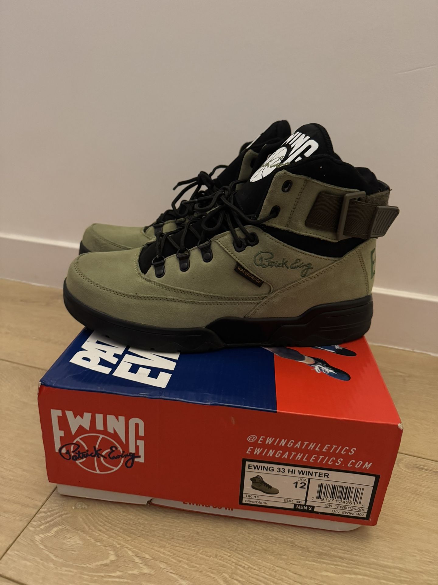 Patrick Ewing 33 Hi Winter Size 12 Trainers Basketball ball