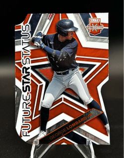 George Lombard Jr 2023 Panini Elite Extra Orange Die-cut Future Star Status 2/99