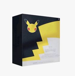 New Sealed Pokemon Center 25th Anniversary Celebrations Elite Trainer Box ETB