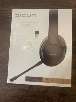 Picun UW-05AH Wireless Gaming Headsets with Active Noise Cancelling