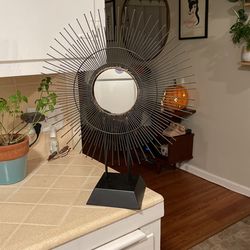 Mid-Century Modern Spiked Mirror