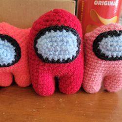 Among Us Crochet Plushies 