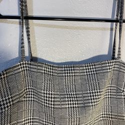 Women plaid dress