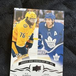 P.K. Subban Vs John Tavares