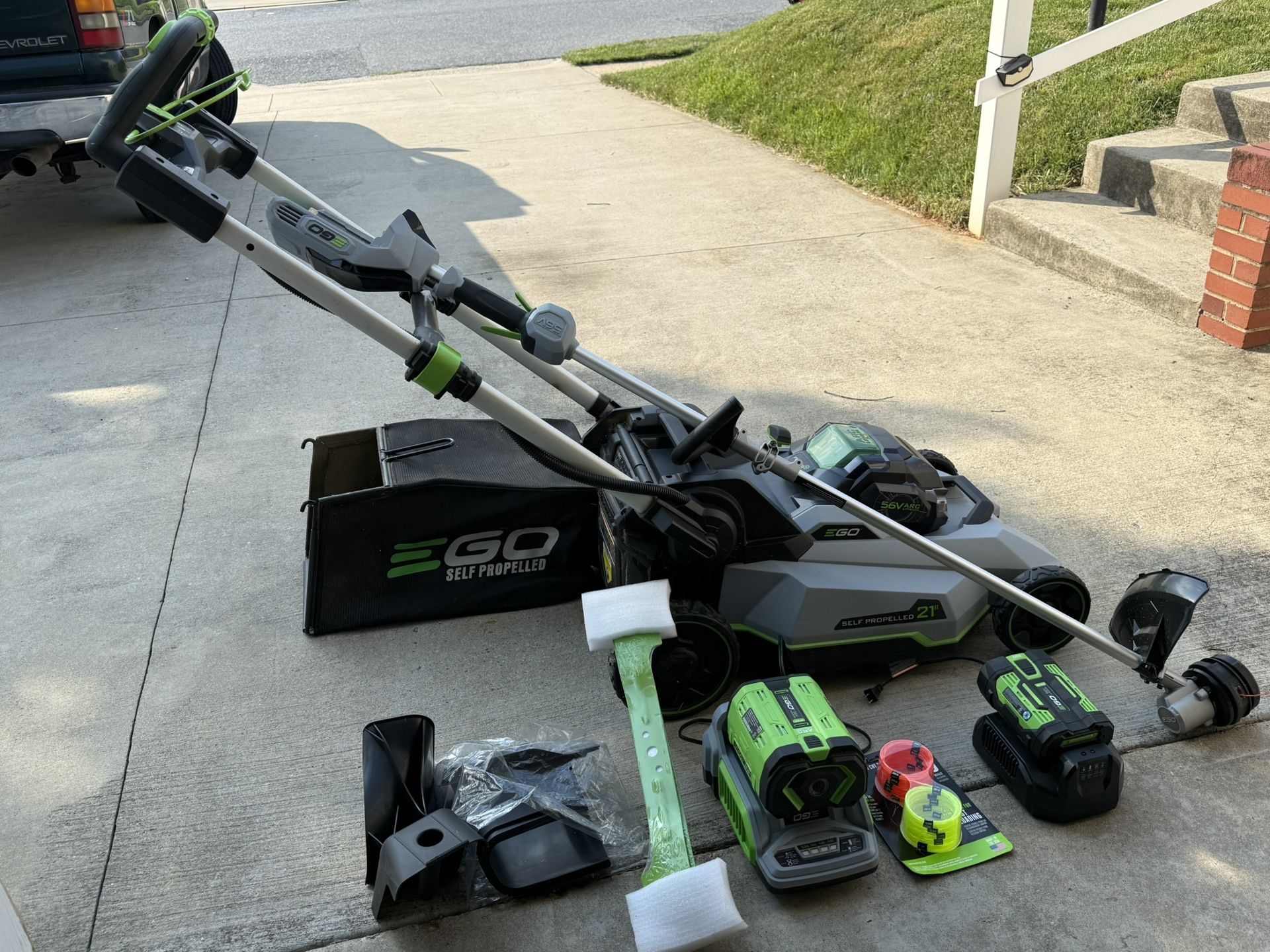 EGO POWER+ Electric Lawn Mower, Self-Propelled Cordless with Select Cut and Touch Drive,