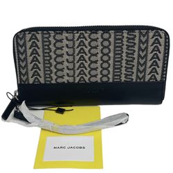 Marc Jacobs The Monogram Jacquard Continental Wristlet Wallet