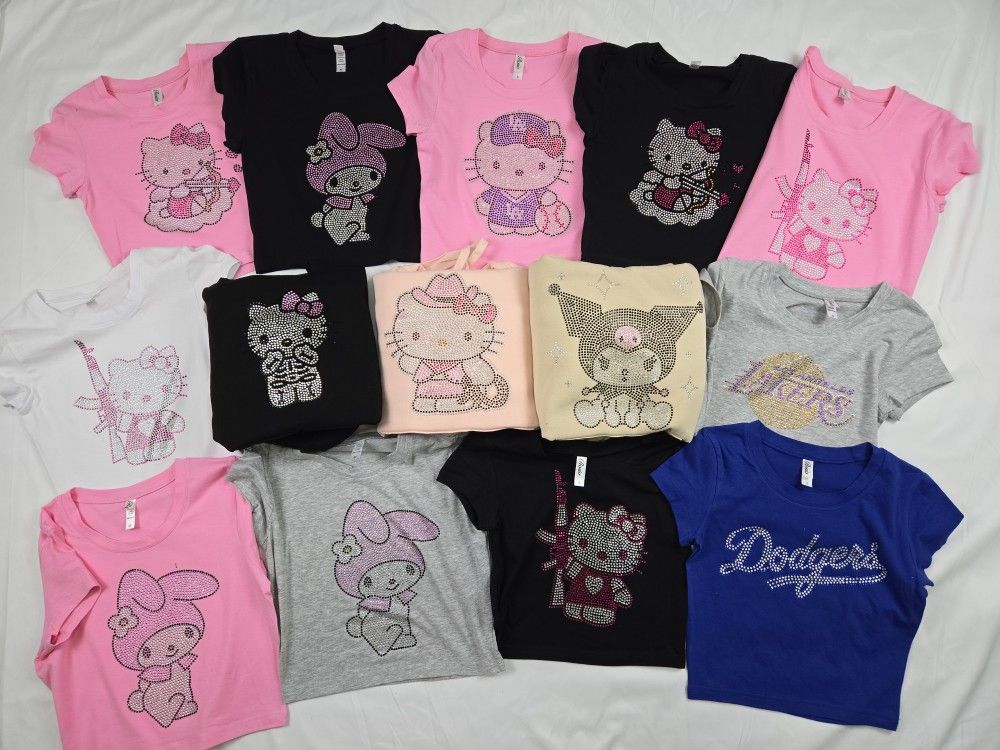 Hello Kitty Dodgers Kuromi T-shirts Hoodies