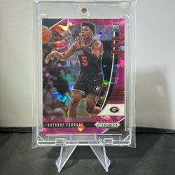 2020 Anthony Edwards Rookie Pink Cracked Ice Prizm Draft