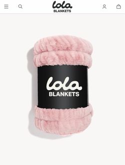 🌸 Lola Original Rosewater Blanket — Large 60x72🌸