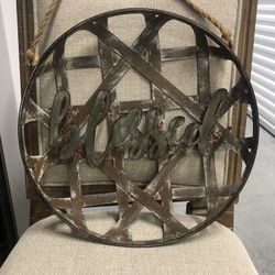 Farmhouse Chic Artwork Blessed